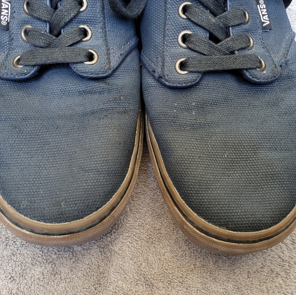 Vans Size 11 Atwood Hi Top Canvas Skate Shoe (Blue/Gum) - Picture 7 of 8